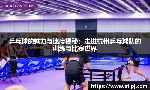乒乓球的魅力与速度揭秘：走进杭州乒乓球队的训练与比赛世界